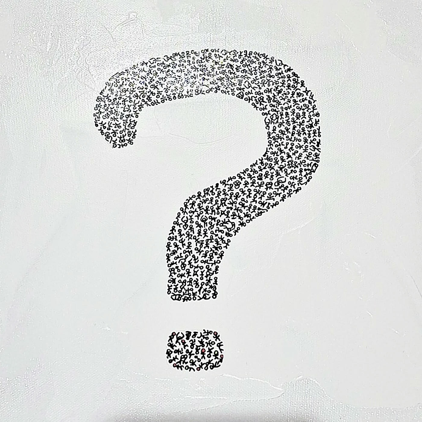 L'interrogation, La toile entière